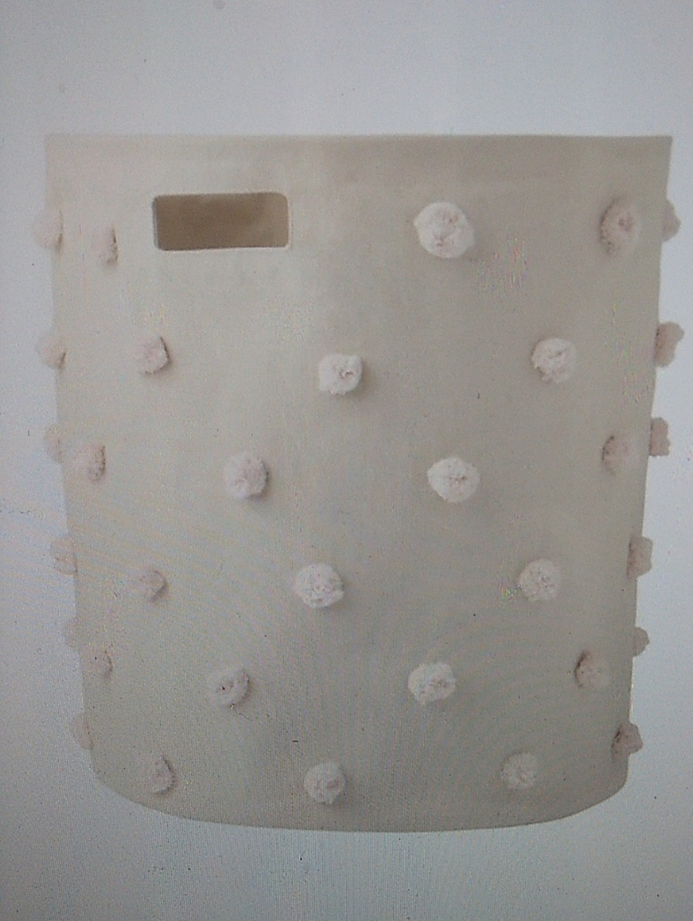 Pehr Tidy Up Canvas Pom Pom  Hamper